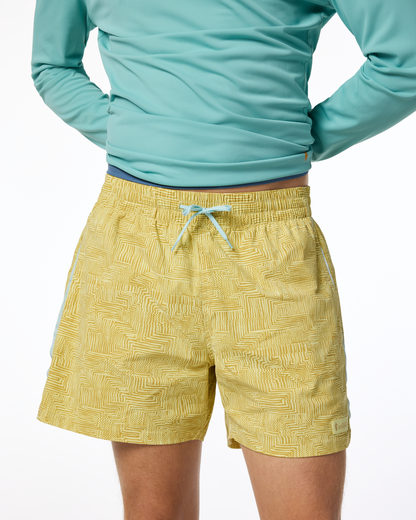 Brinco 5" Short - Print - Men's - Zen Garden Honeydew - US 1174