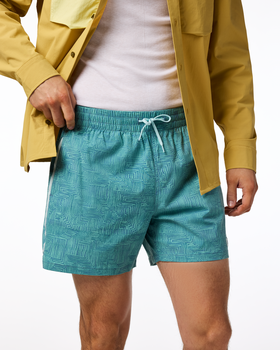 Brinco 5" Short - Print - Men's - Splash Azure - US 4685