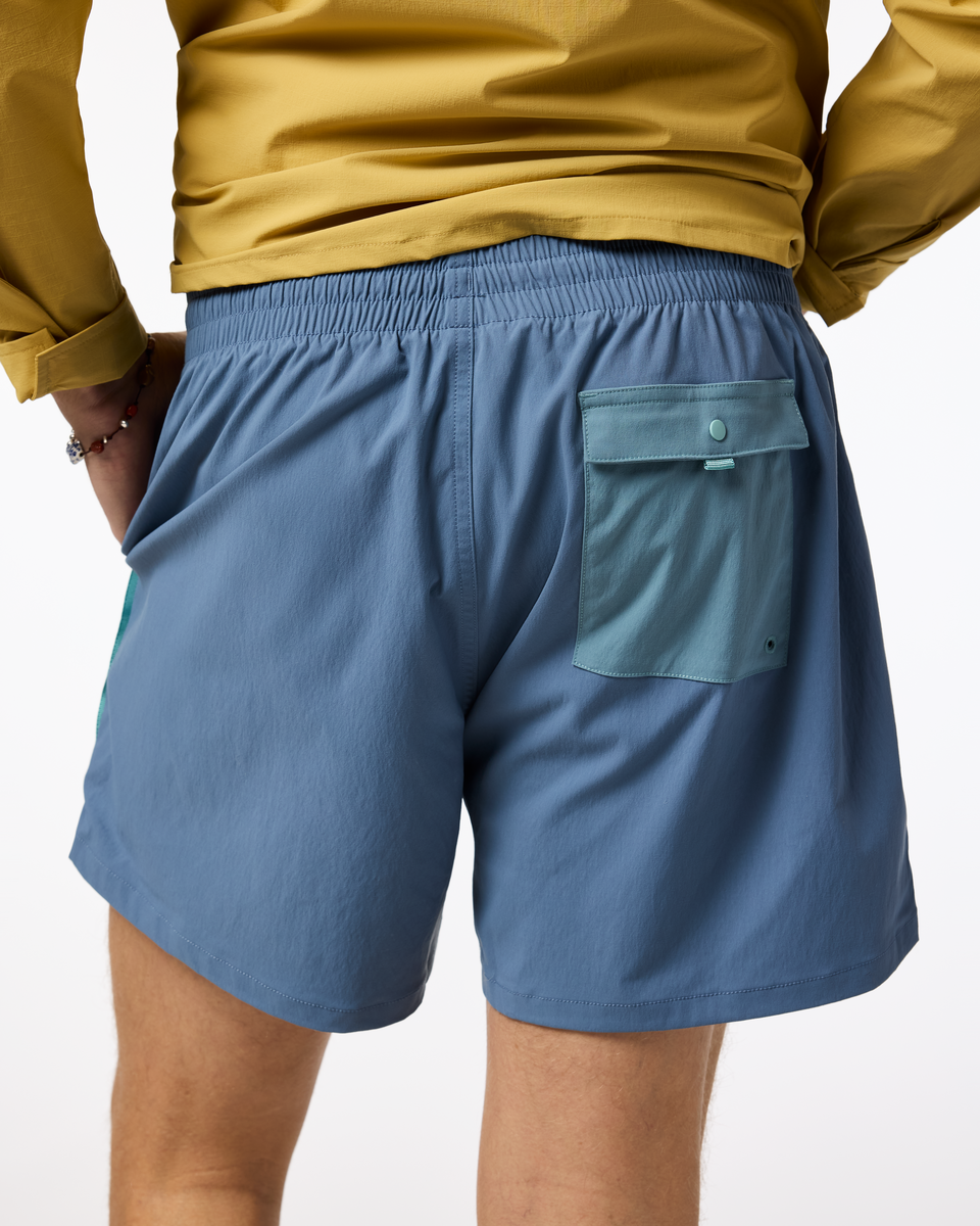 Brinco 5" Short - Solid - Men's - Steel Blue - US 4019
