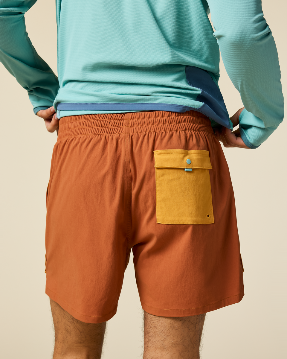 Brinco 5" Short - Solid - Men's - Whiskey - US 8771