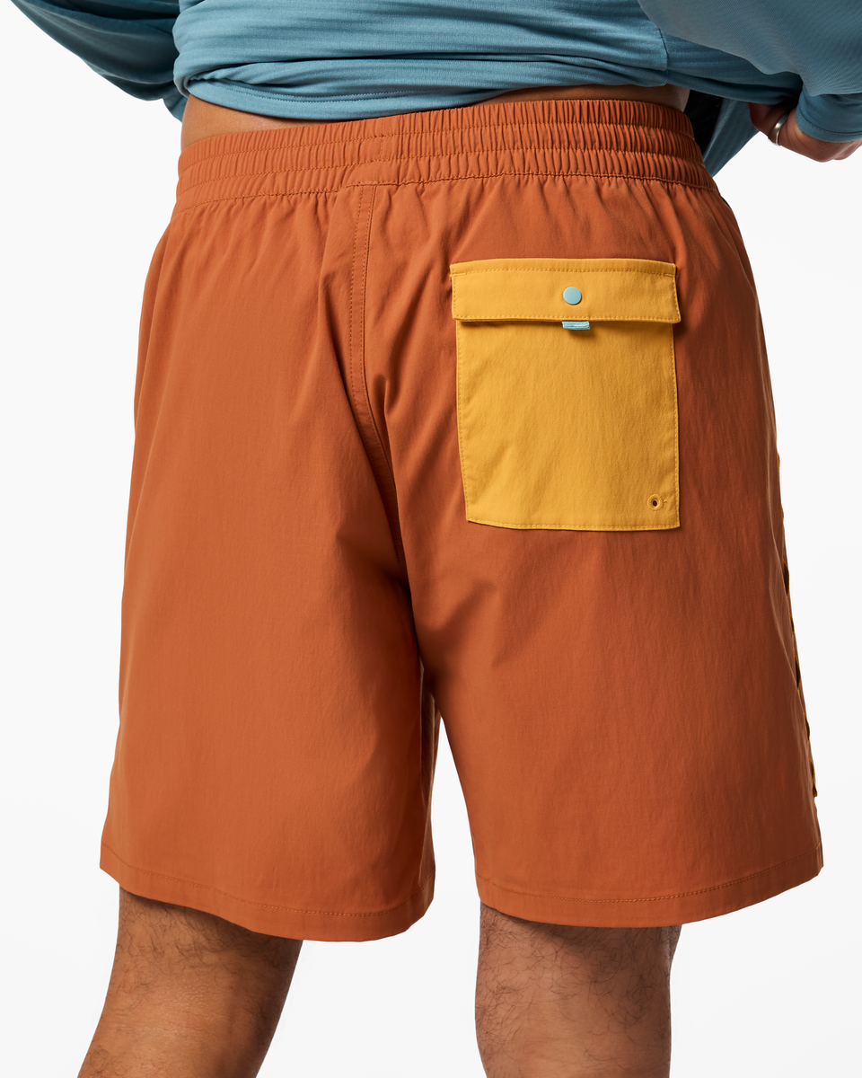 Brinco 7" Short - Solid - Men's - Whiskey - US 4071