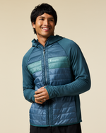 Capa Hybrid Insulated Hooded Jacket - Men's - Ocean/Steel Blue - US 1915