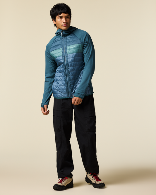 Capa Hybrid Insulated Hooded Jacket - Men's - Ocean/Steel Blue - US 1915