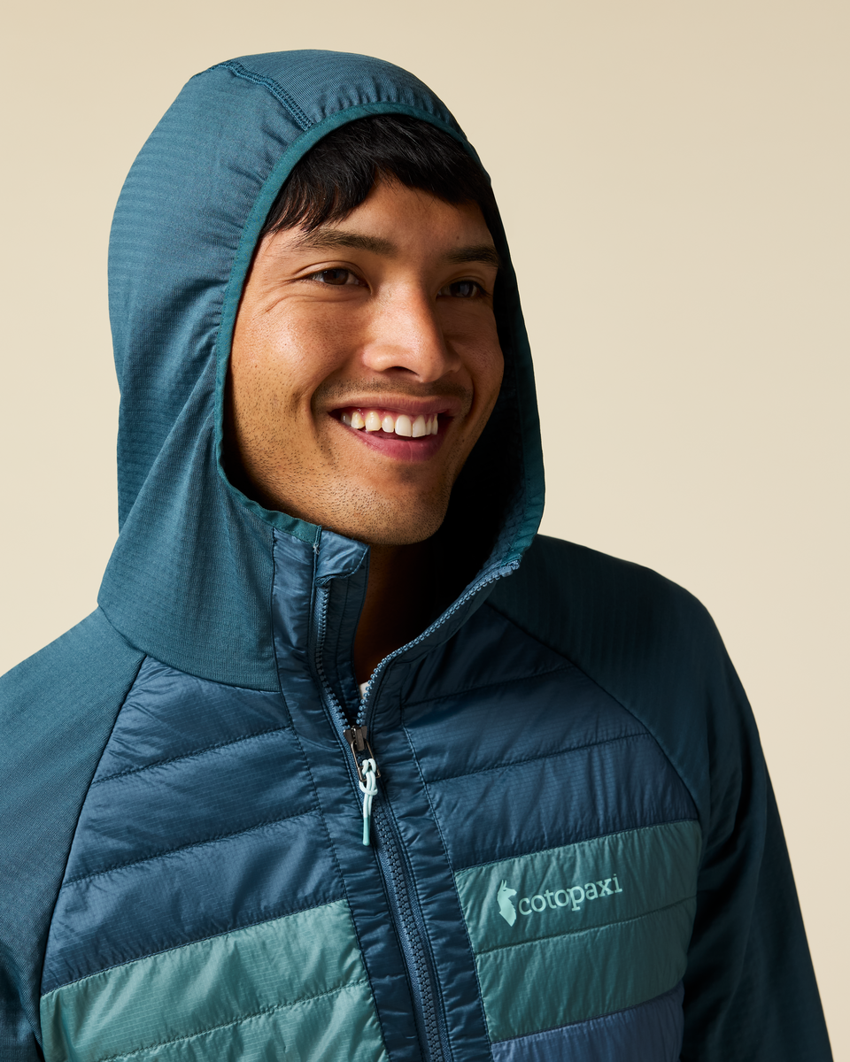 Capa Hybrid Insulated Hooded Jacket - Men's - Ocean/Steel Blue - US 1915