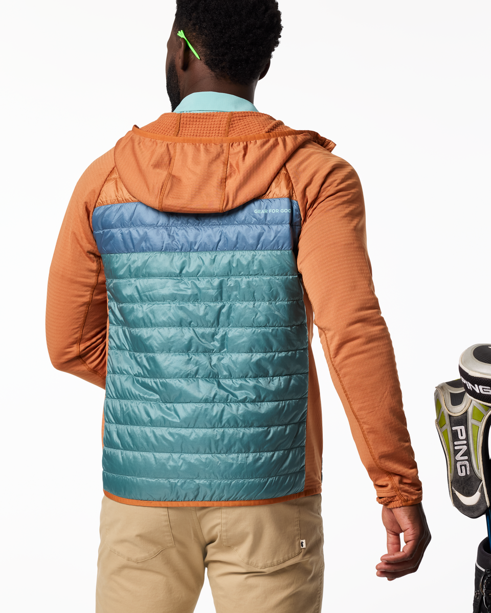 Capa Hybrid Insulated Hooded Jacket - Men's - Whiskey/Everglade - US 8764