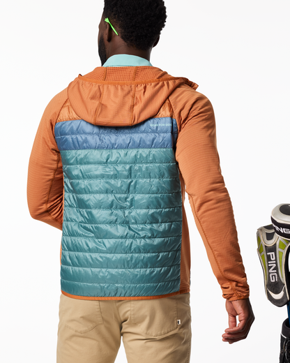 Capa Hybrid Insulated Hooded Jacket - Men's - Whiskey/Everglade - US 8764