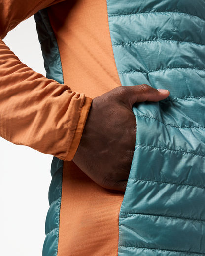 Capa Hybrid Insulated Hooded Jacket - Men's - Whiskey/Everglade - US 8764