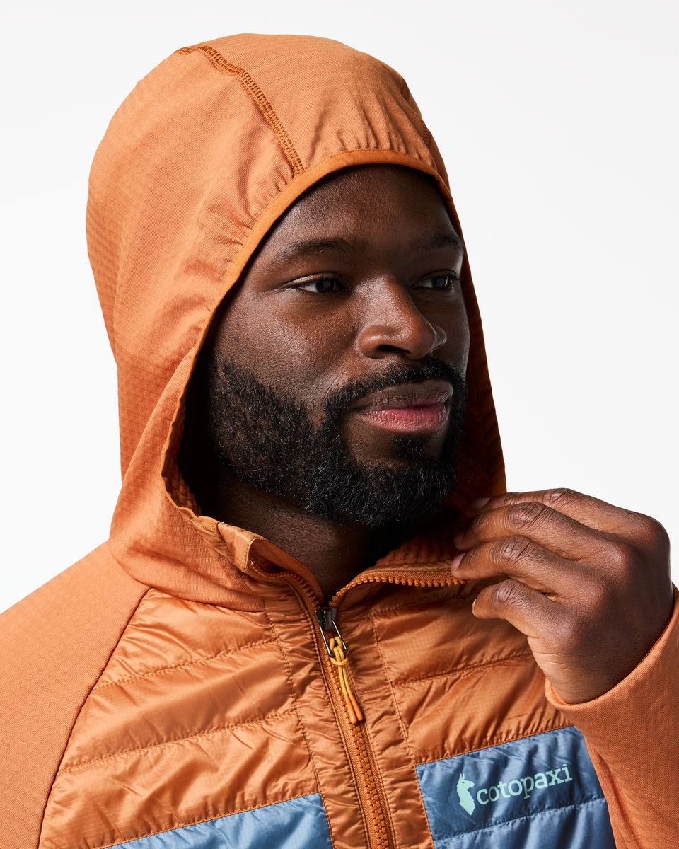 Capa Hybrid Insulated Hooded Jacket - Men's - Whiskey/Everglade - US 8764
