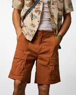 Coraje Tech Cargo Short - Men's - Whiskey - US 3015