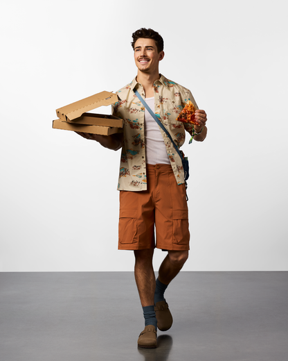 Coraje Tech Cargo Short - Men's - Whiskey - US 3015