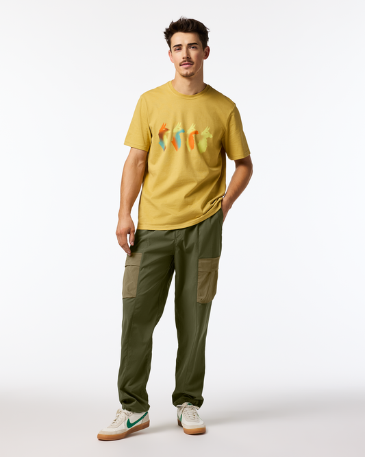 Cuatro Bitmap T-Shirt - Men's - Husk - US 2974