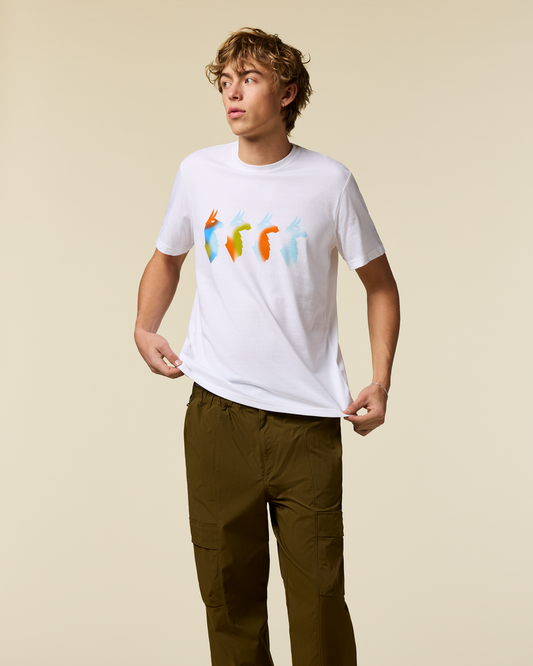 Cuatro Bitmap T-Shirt - Men's - White - US 4176