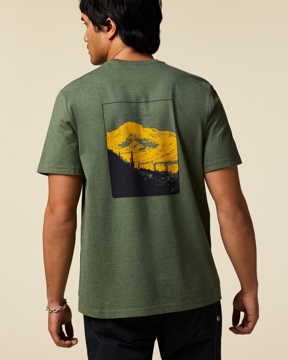 Down The River T-Shirt - Men's - Fatigue - US 7500