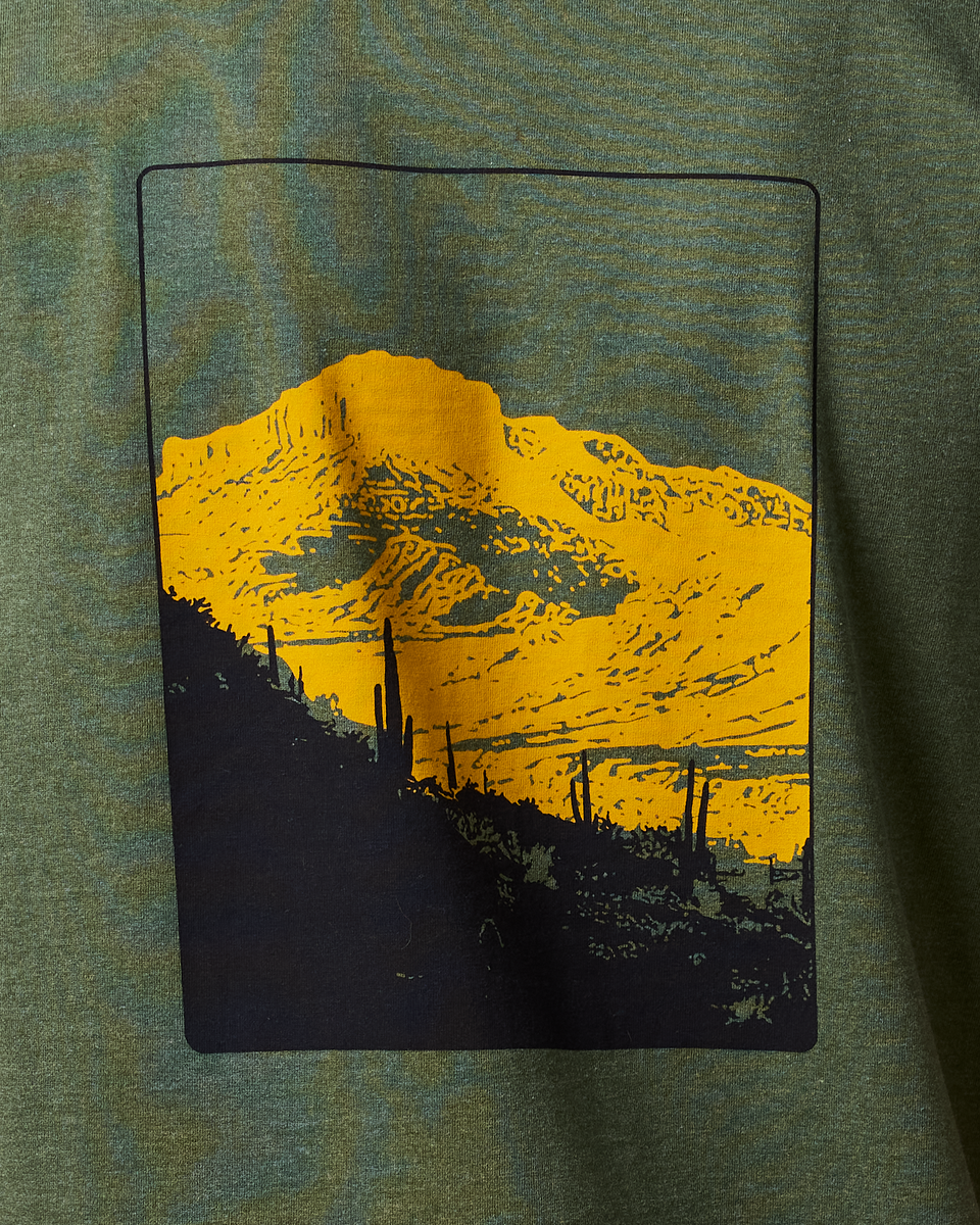 Down The River T-Shirt - Men's - Fatigue - US 7500