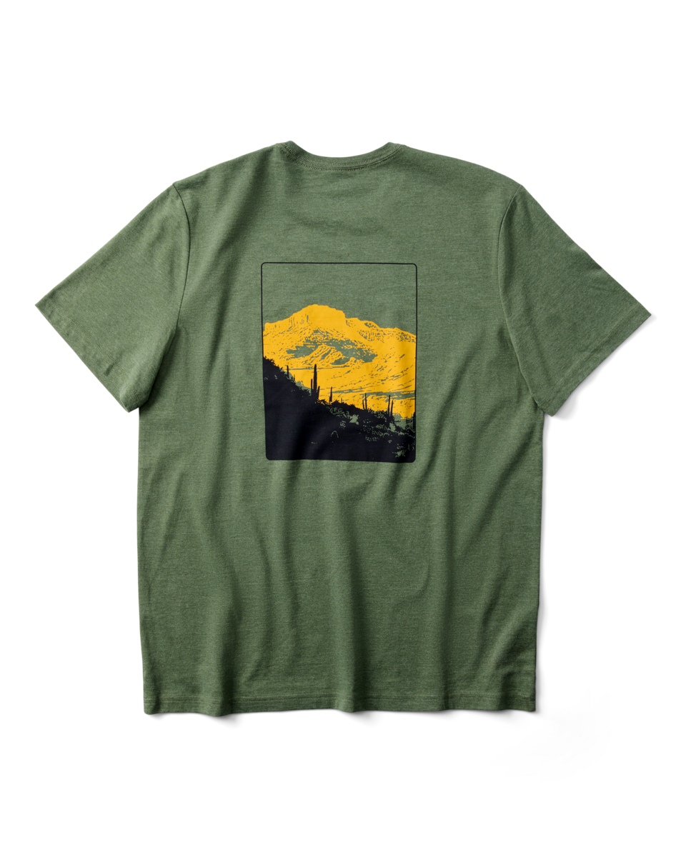Down The River T-Shirt - Men's - Fatigue - US 7500