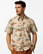 Estival Button Up Shirt - Print - Men's - Mt Cotopaxi Cream - US 5650