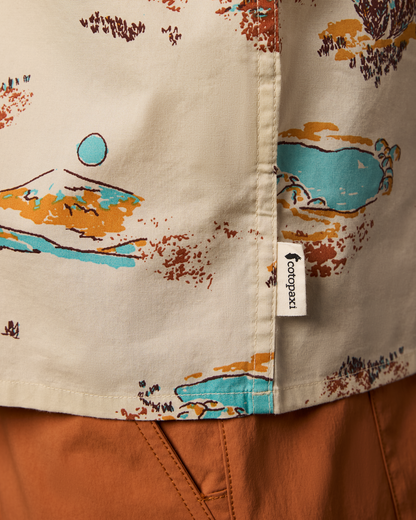 Estival Button Up Shirt - Print - Men's - Mt Cotopaxi Cream - US 5650