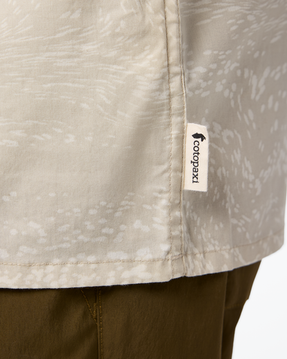 Estival Button Up Shirt - Print - Men's - Waves Mineral - US 1105