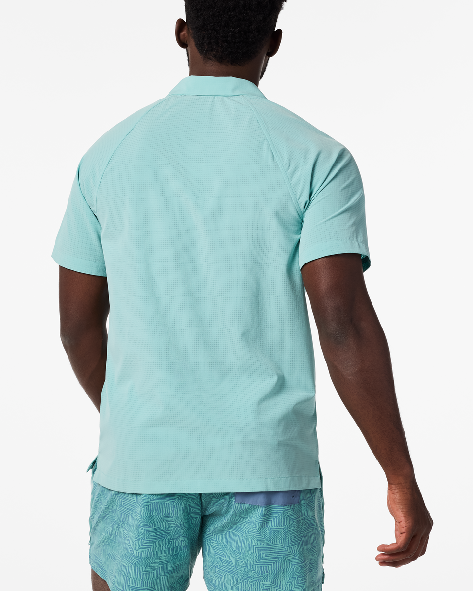 Pulso Tech Polo - Men's - Tide Pool - US 7199