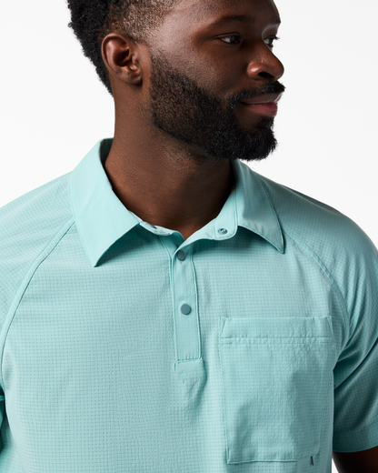 Pulso Tech Polo - Men's - Tide Pool - US 7199