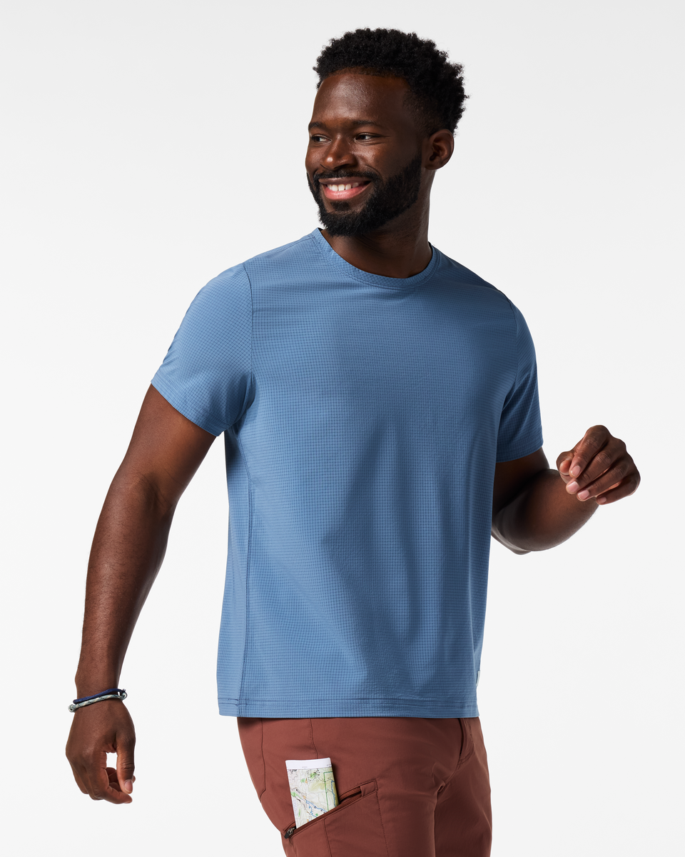 Pulso Tech T-Shirt - Men's - Steel Blue - US 4891
