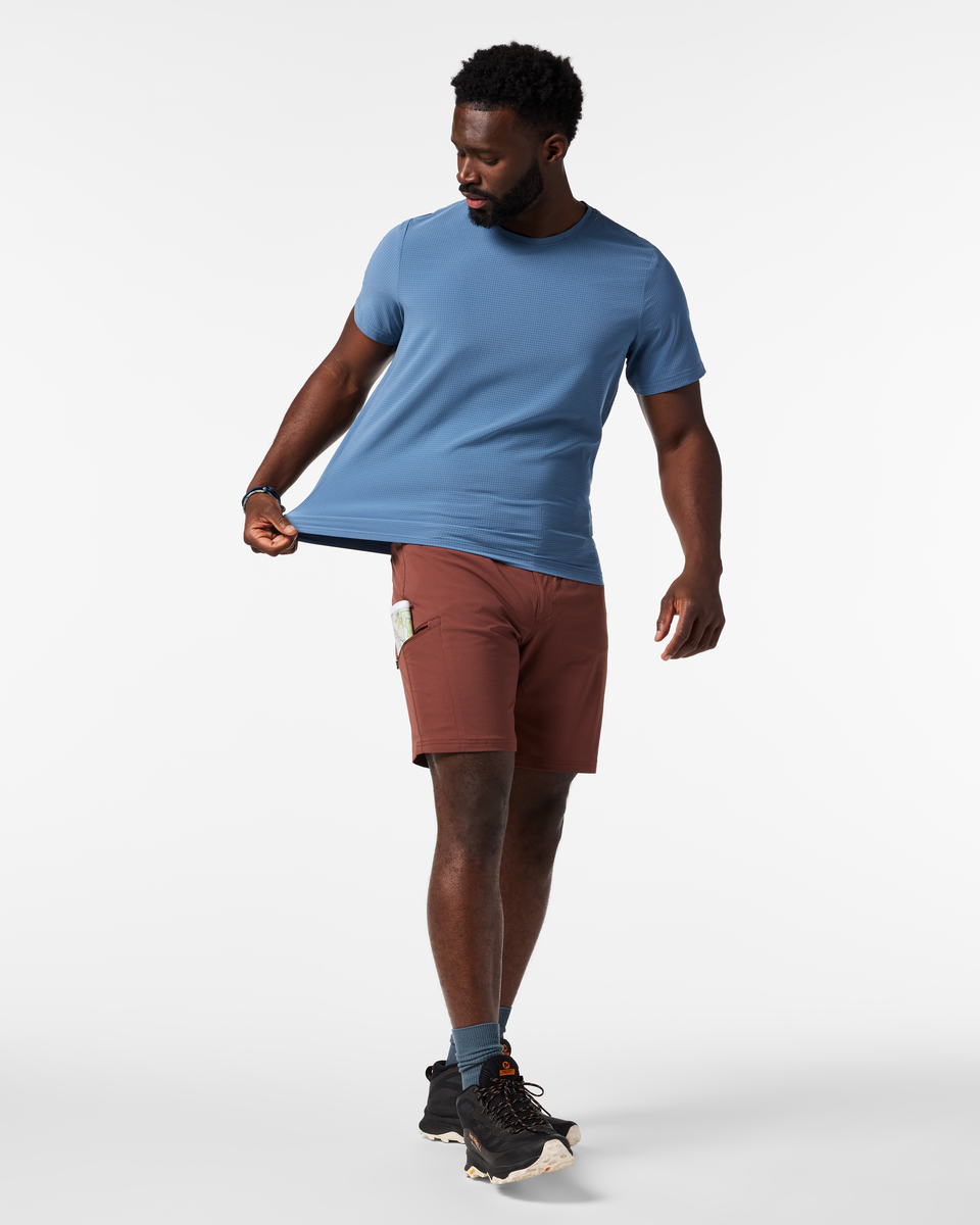 Pulso Tech T-Shirt - Men's - Steel Blue - US 4891