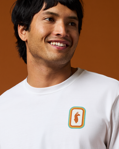 Radiant Llama Long-Sleeve T-Shirt - Men's - White - US 8916