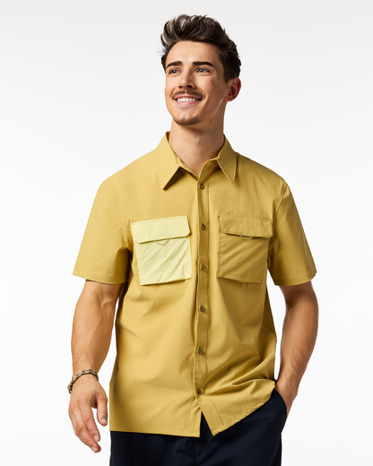 Solta Short-Sleeve Sun Shirt - Men's - Husk - US 2833