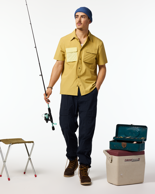 Solta Short-Sleeve Sun Shirt - Men's - Husk - US 2833