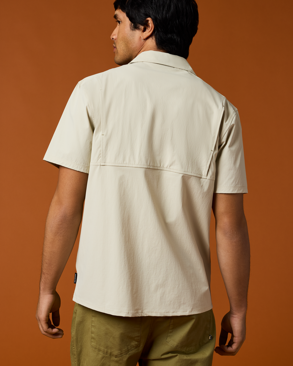Solta Short-Sleeve Sun Shirt - Men's - Mineral - US 6723