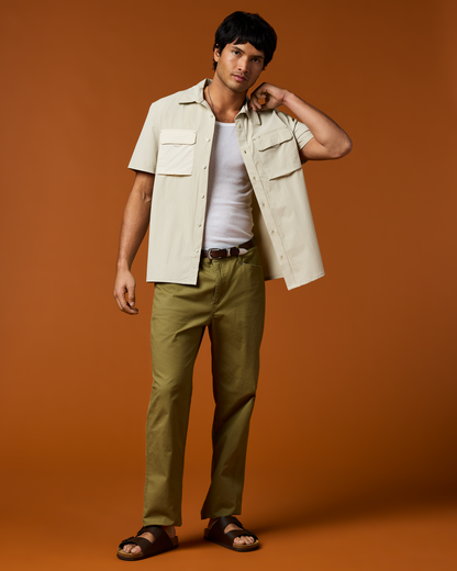 Solta Short-Sleeve Sun Shirt - Men's - Mineral - US 6723