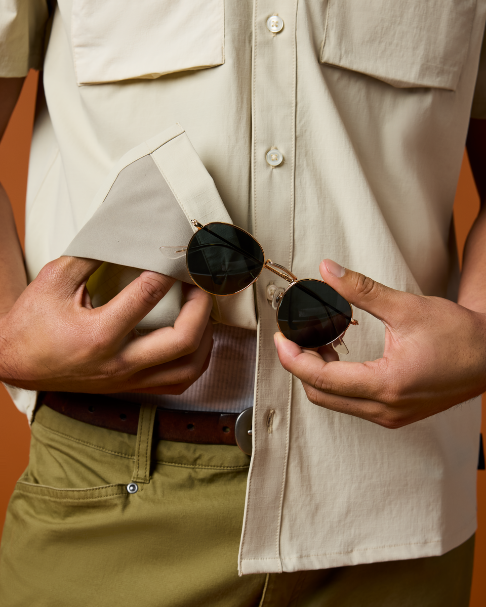 Solta Short-Sleeve Sun Shirt - Men's - Mineral - US 6723