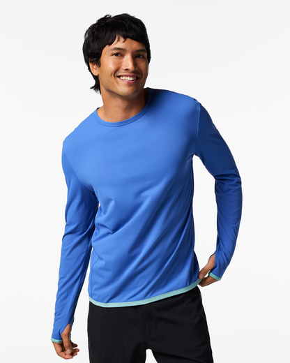 Sombra Long-Sleeve Sun Shirt - Men's - Azure - US 2701