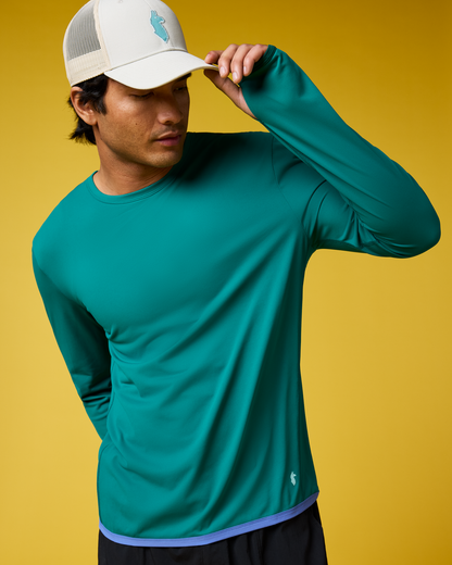 Sombra Long-Sleeve Sun Shirt - Men's - Malachite - US 9079