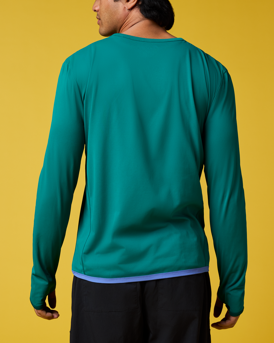 Sombra Long-Sleeve Sun Shirt - Men's - Malachite - US 9079