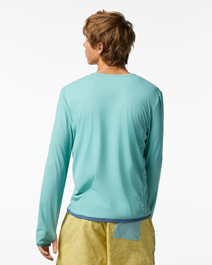 Sombra Long-Sleeve Sun Shirt - Men's - Tide Pool - US 3853
