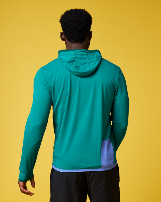 Sombra Sun Hoodie - Men's - Malachite - US 7315