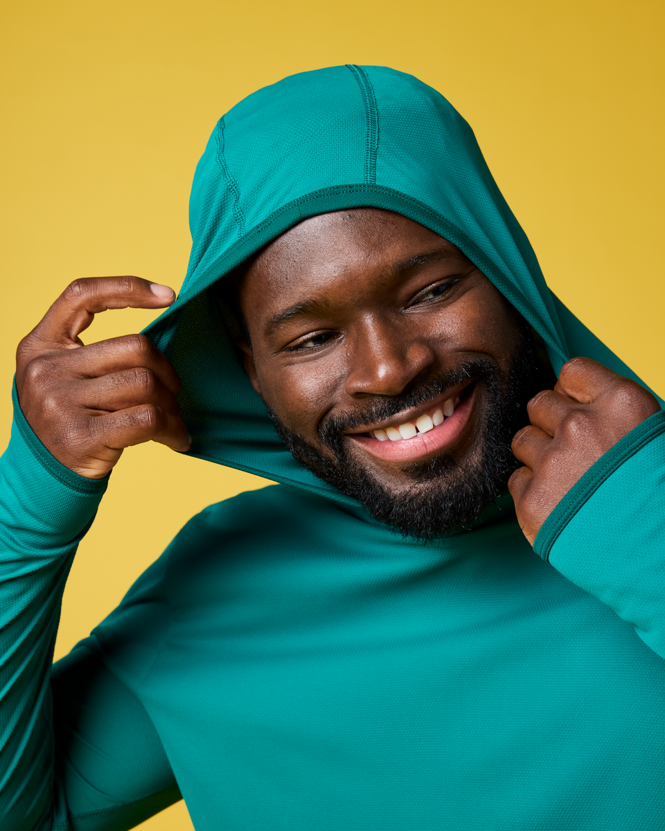 Sombra Sun Hoodie - Men's - Malachite - US 7315