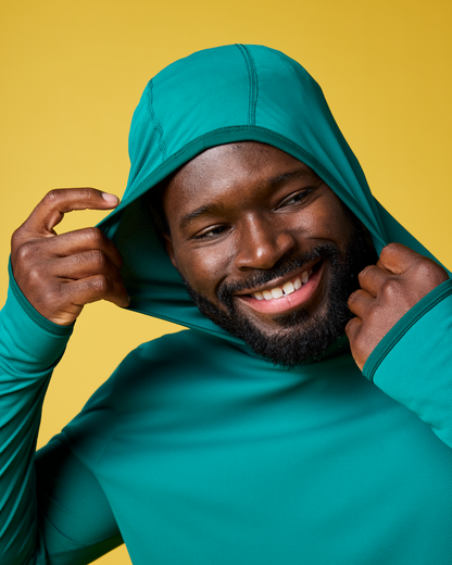 Sombra Sun Hoodie - Men's - Malachite - US 7315