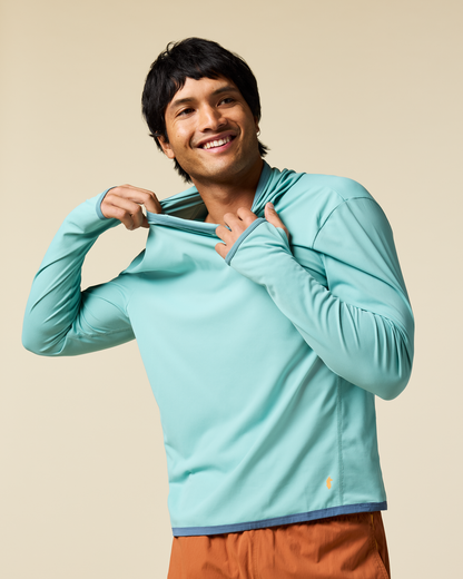Sombra Sun Hoodie - Men's - Tide Pool - US 2451
