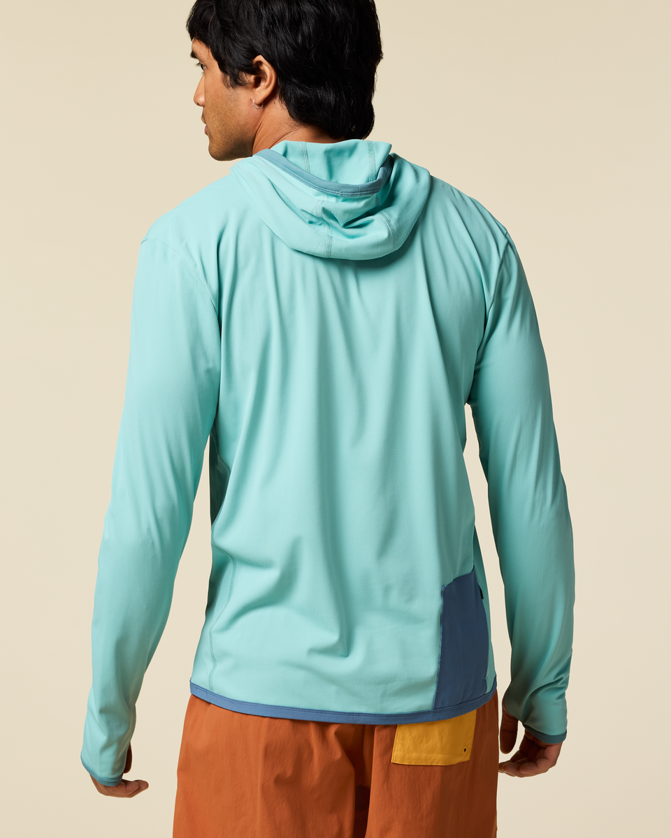 Sombra Sun Hoodie - Men's - Tide Pool - US 2451