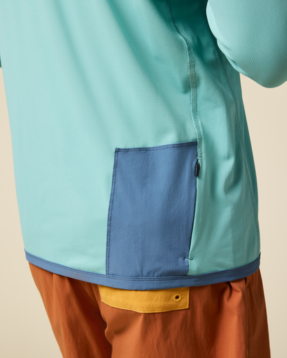 Sombra Sun Hoodie - Men's - Tide Pool - US 2451