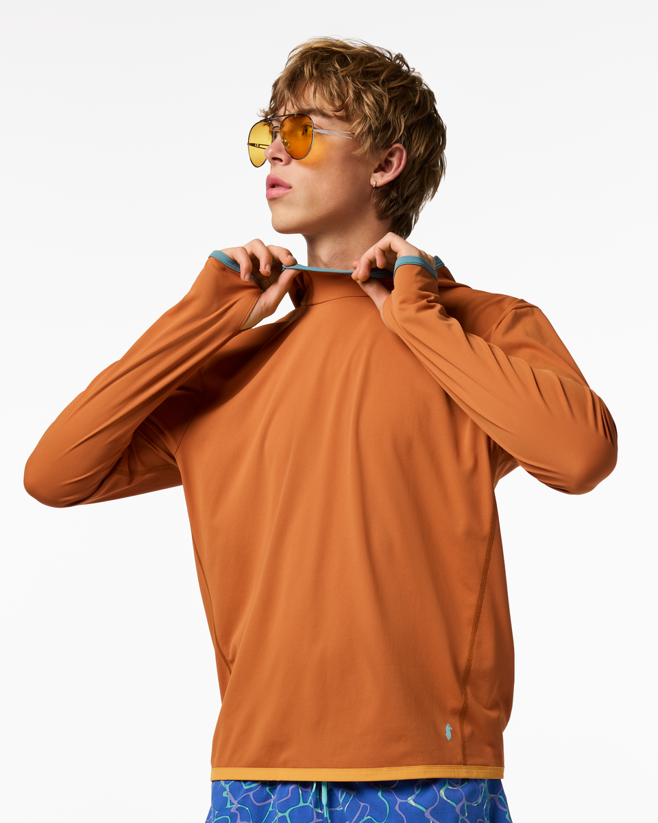 Sombra Sun Hoodie - Men's - Whiskey - US 7812