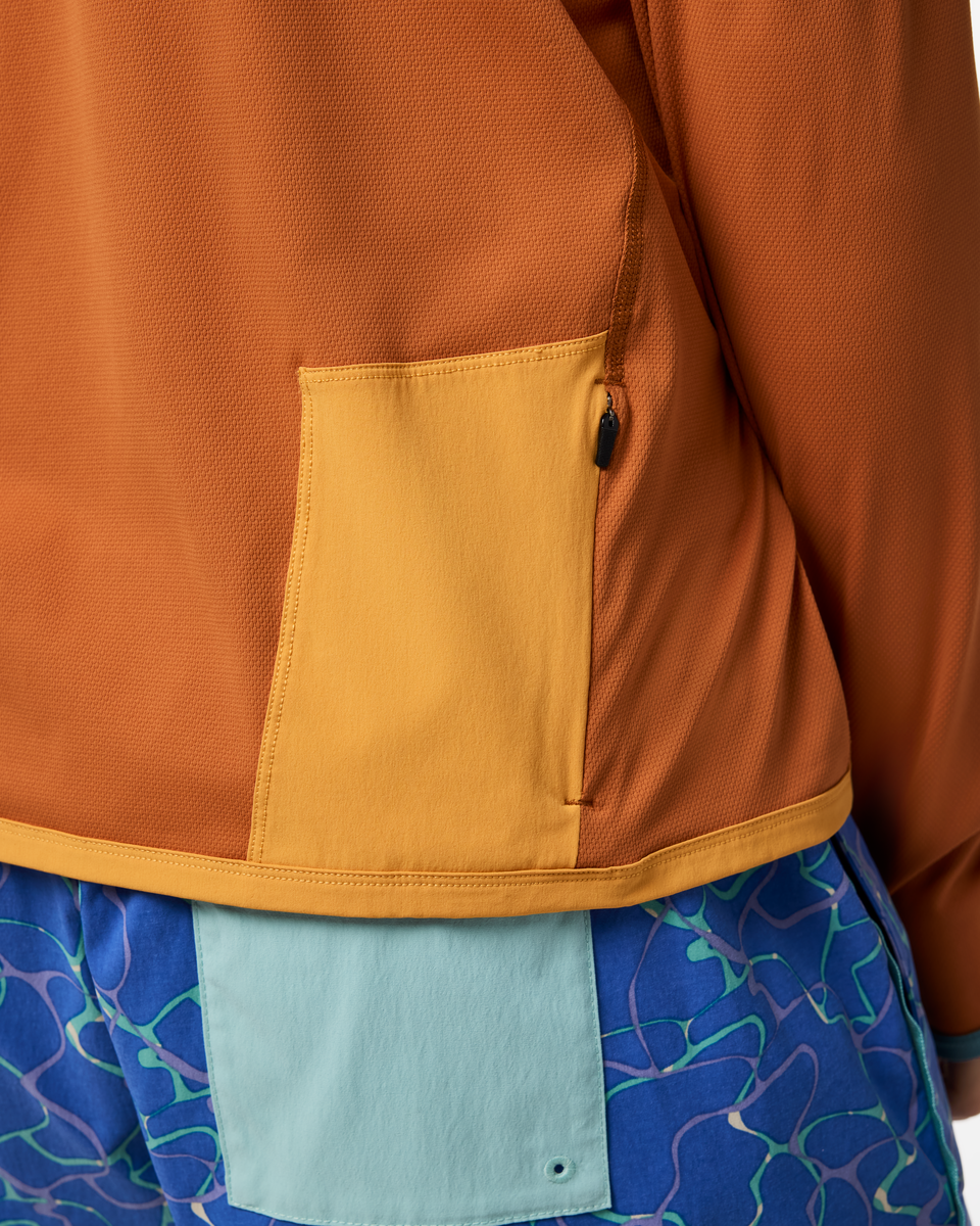 Sombra Sun Hoodie - Men's - Whiskey - US 7812