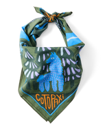 Organic Cotton Bandana - Llama Camp Bandana - US 6338