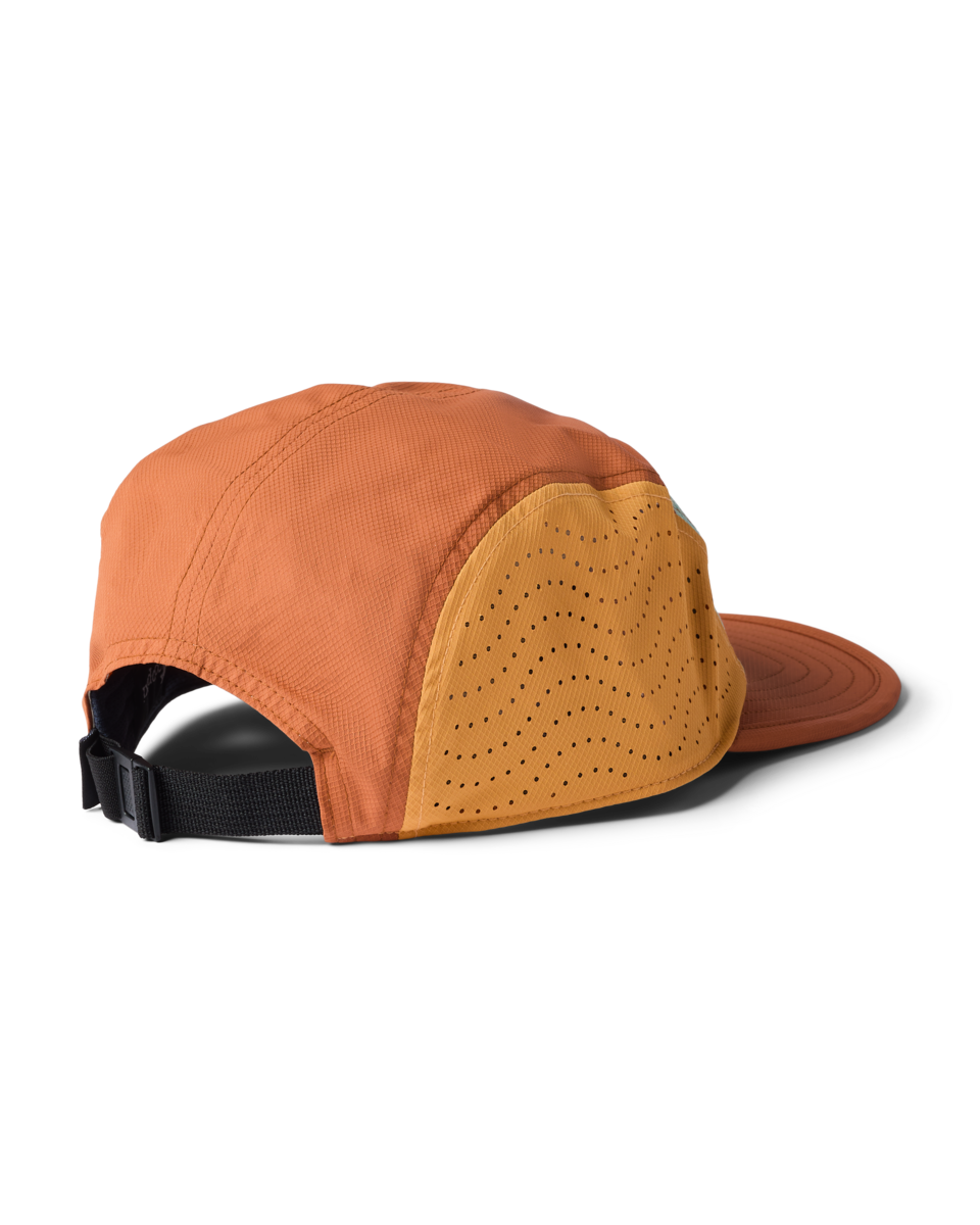 Tech Plus 5-Panel Hat - Tide Pool/Whiskey - US 7818