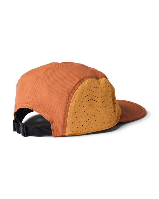 Tech Plus 5-Panel Hat - Tide Pool/Whiskey - US 7818