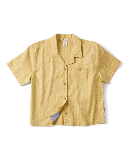 Afuera Button Up Shirt - Print - Women's - Shimmer Honeydew - US 5120