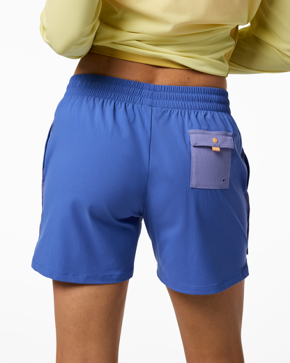 Brinco 5" Short - Solid - Women's - Azure - US 3703