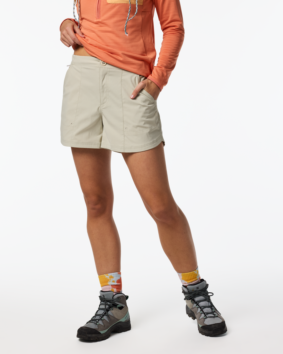 Coraje 4" Tech Short - Women's - Mineral - US 7350